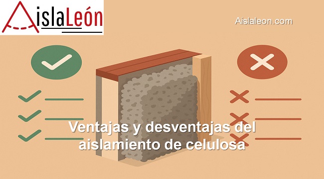 ventajas y desventajas del aislamiento de celulosa