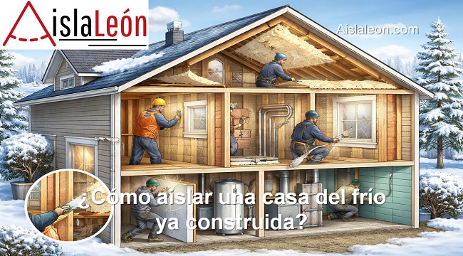 ¿Cómo aislar una casa del frio ya construida?