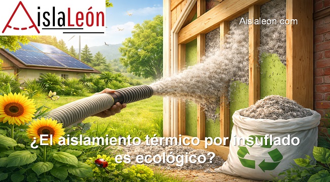 el aislamiento térmico por insuflado es ecológico